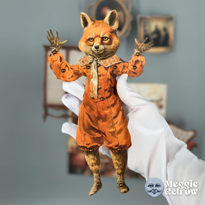 Mr. Foxy Movable Paper Doll