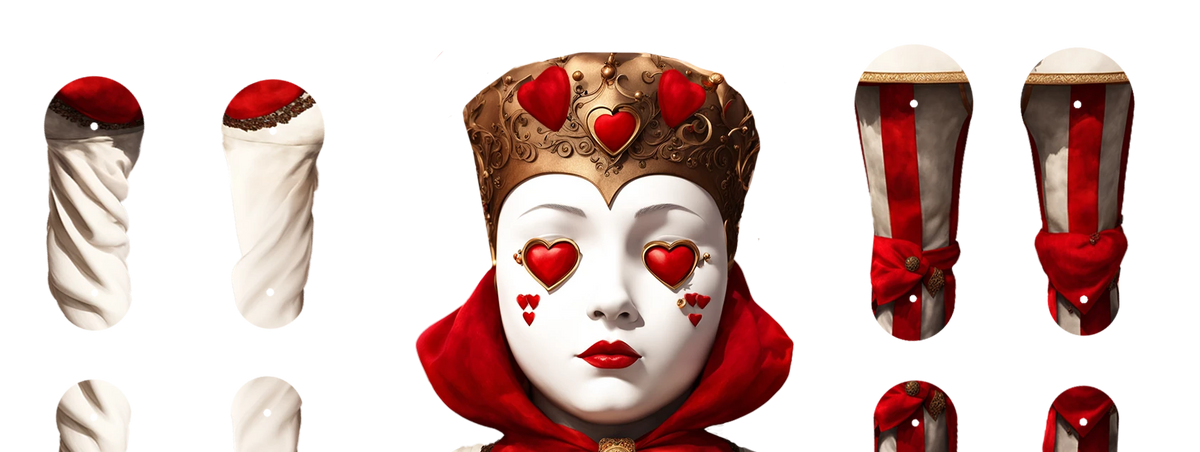 Mr. Heartman Royal Steampunk Movable Paper Doll
