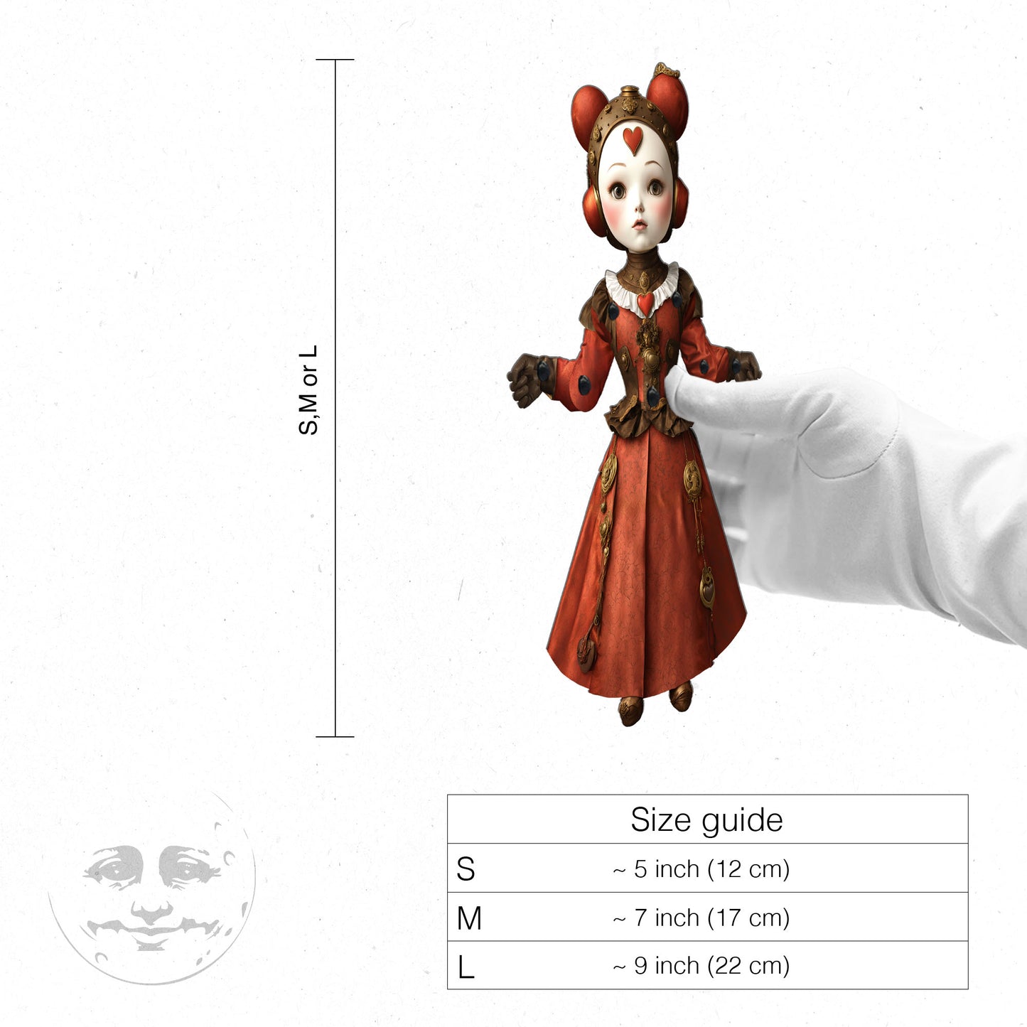 Mrs. Heartsy Steampunk Movable Paper Doll