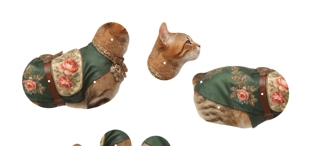 Noble Whiskers Movable Paper Doll