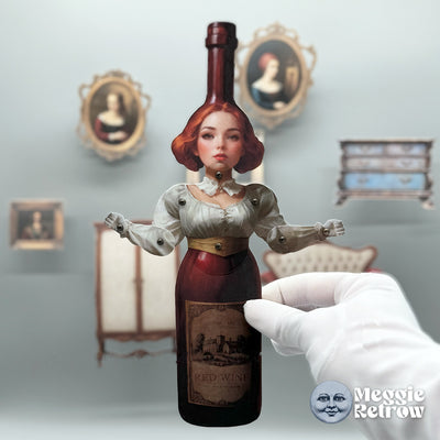 Pinot Noir Movable Paper Doll DIY Kit