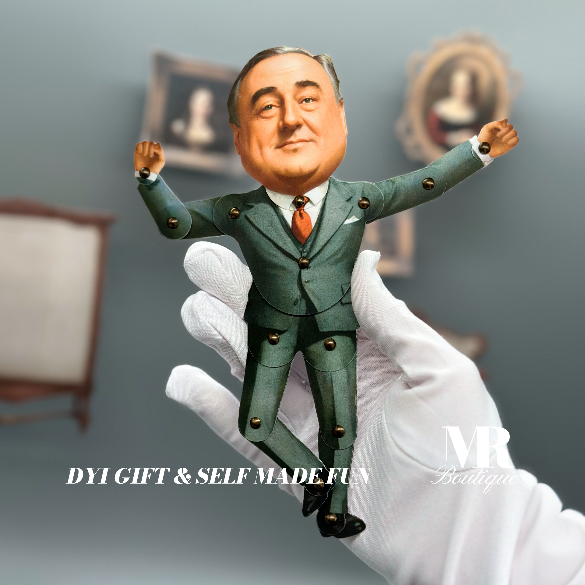 Franklin D. Roosevelt bewegliche Papierpuppe