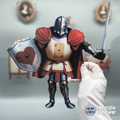 Red Knight Movable Paper Doll