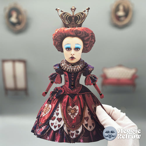 Red Queen Movable Paper Doll