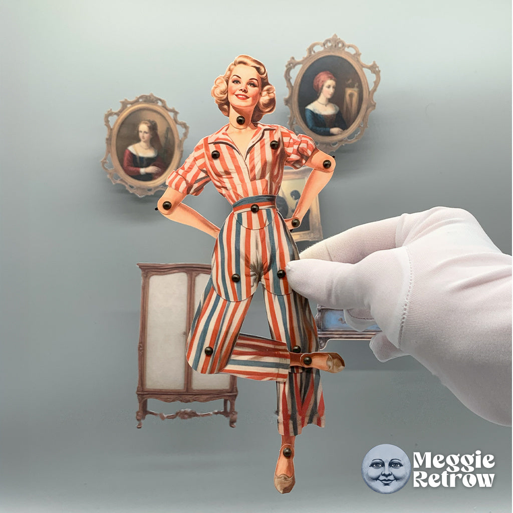 Shiny Star Movable Paper Doll