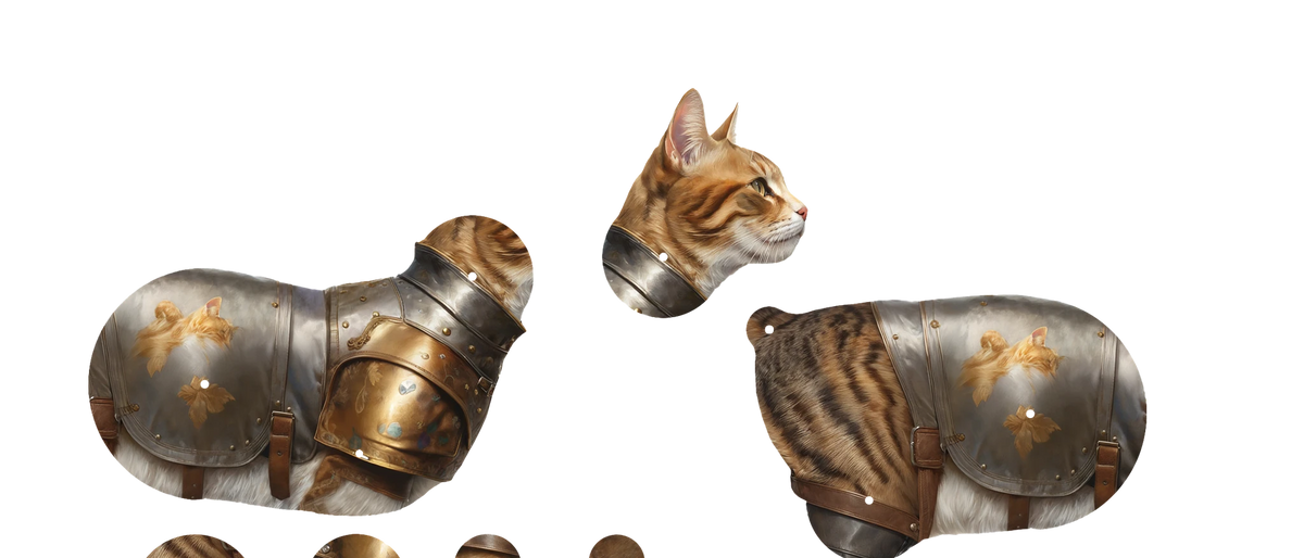 Sir Meow Movable Paper Doll