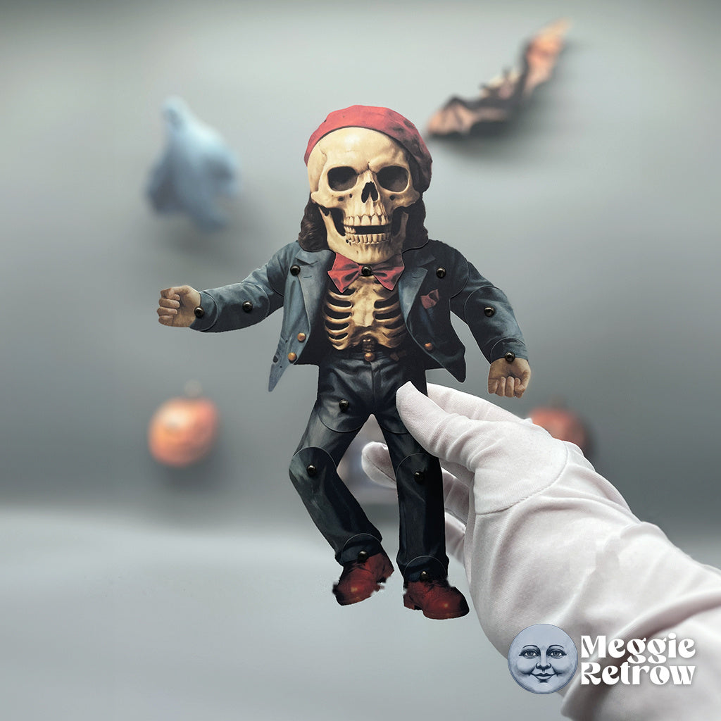 Skullster Movable Paper Doll