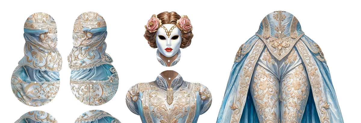 Sky Queen Movable Paper Doll
