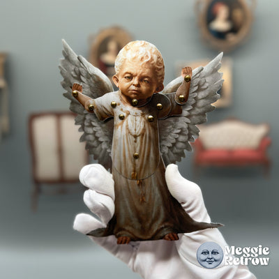 Movable Stone Angel Action Figure