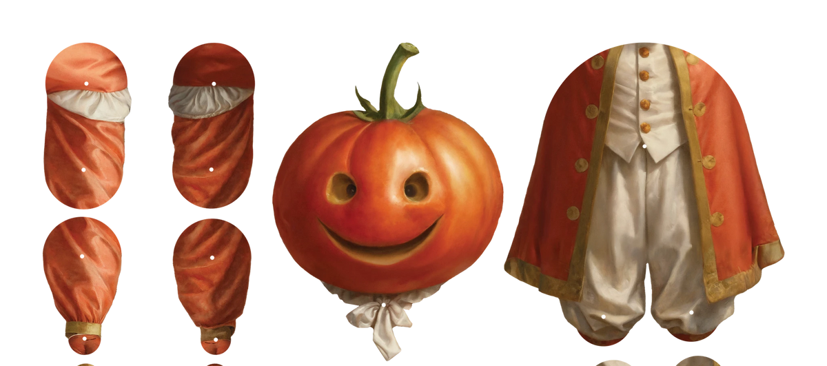 Tomato Tim Movable Paper Doll