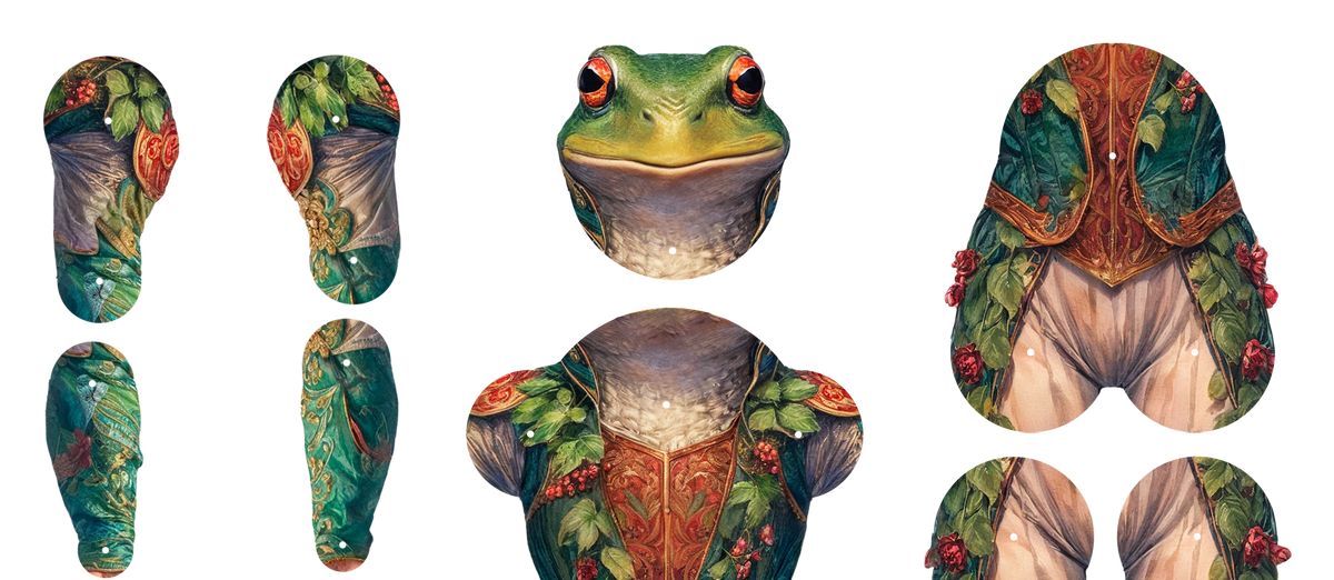 Trooper Toad Movable Paper Doll