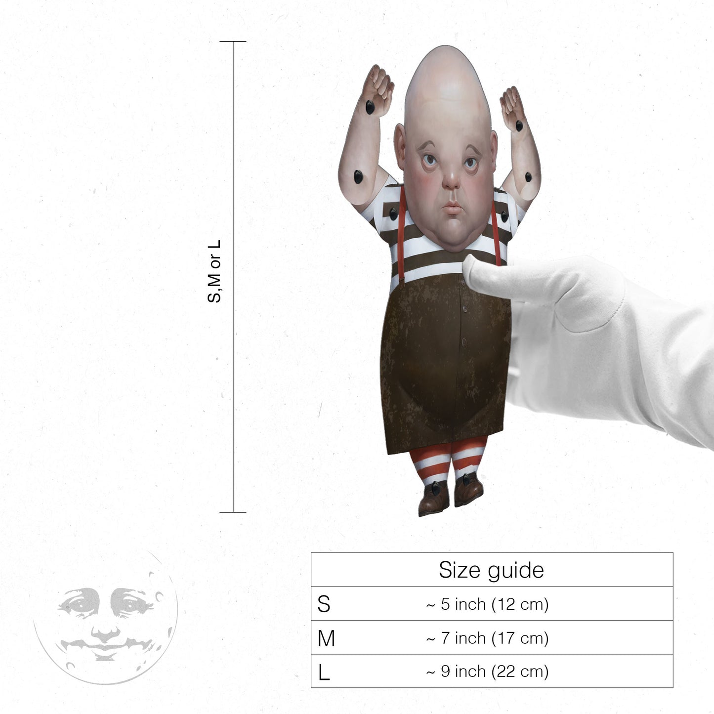 Tweedledee Movable Paper Doll