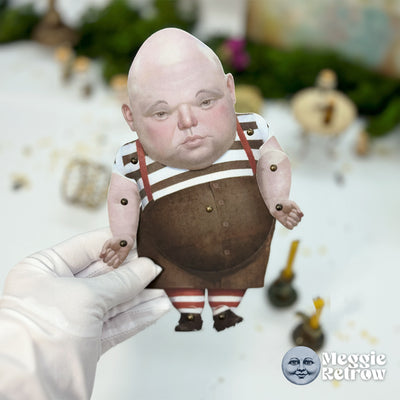 Tweedledum Movable Paper Doll