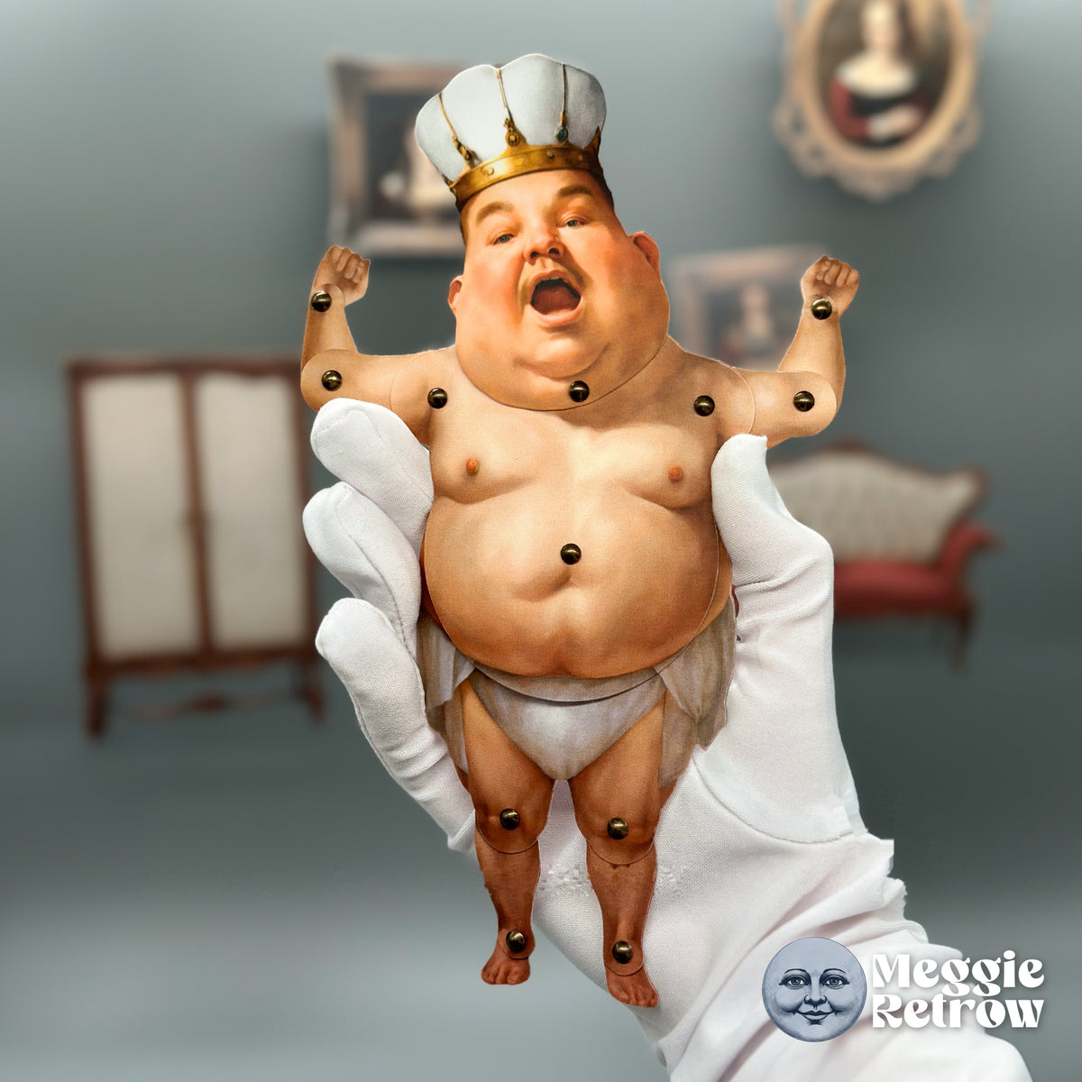 Vilest King Humor Naked Action Figure