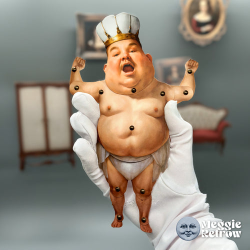 Vilest King Humor Naked Action Figure