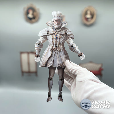 White King Movable Paper Doll