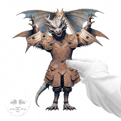 Guardian Gargoyle Movable Paper Doll