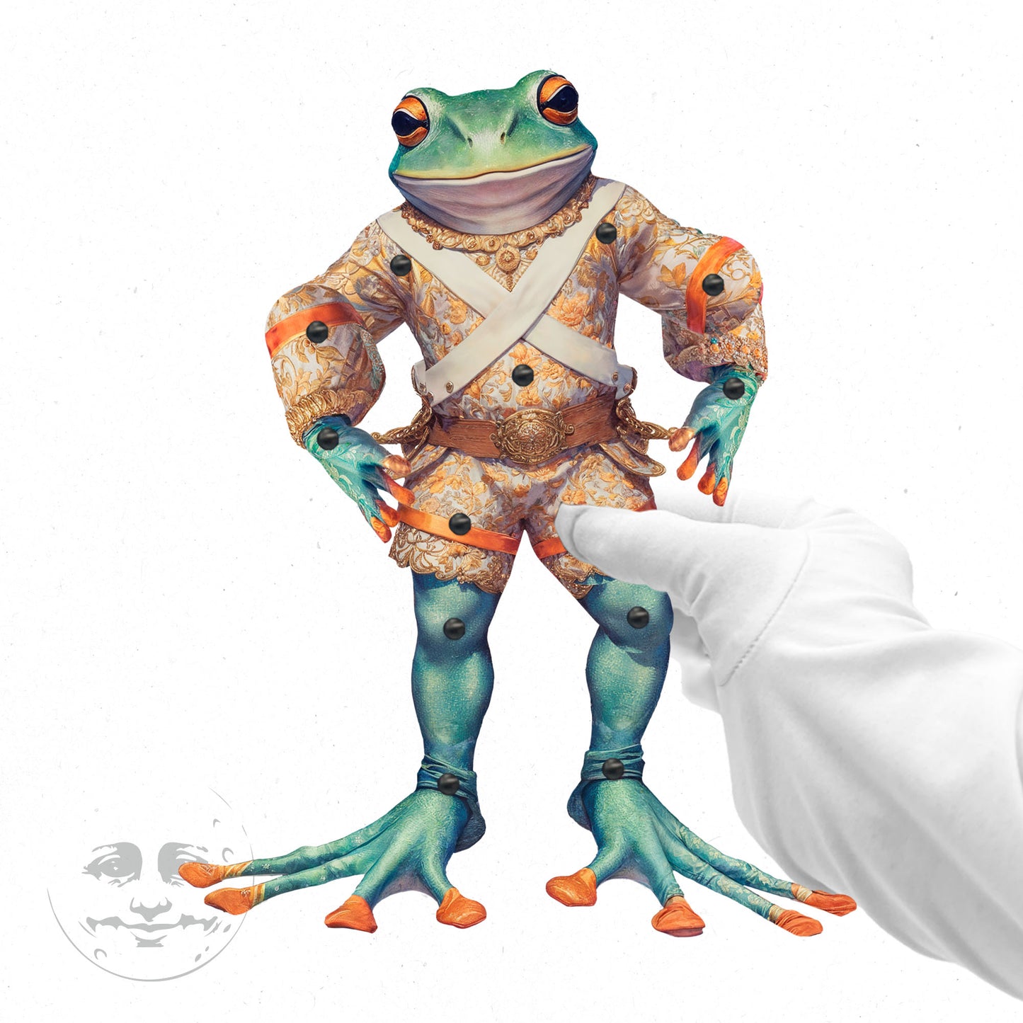 Croak Defender Movable Paper Doll