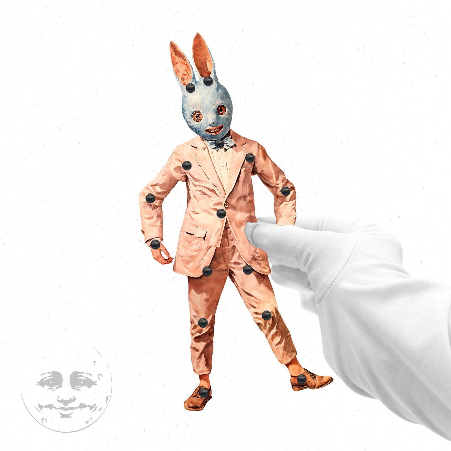 Zak-Zak, The Enigmatic Rabbit Paper Doll Craft Kit