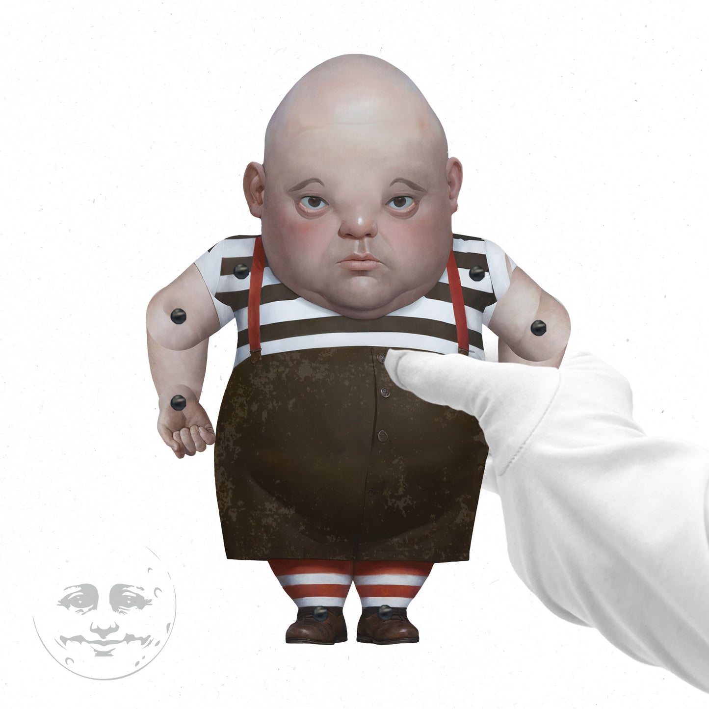 Tweedledee Movable Paper Doll