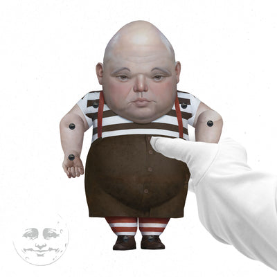 Tweedledum Movable Paper Doll