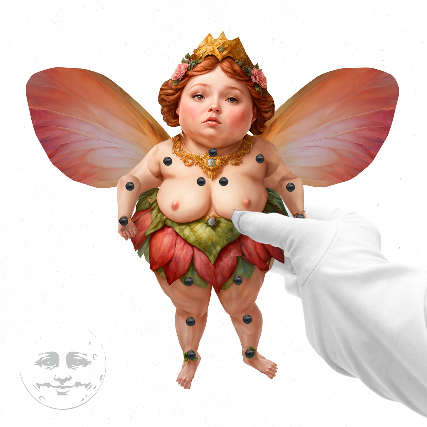 AERIN the Fairy Queen - Articulated Paper Doll