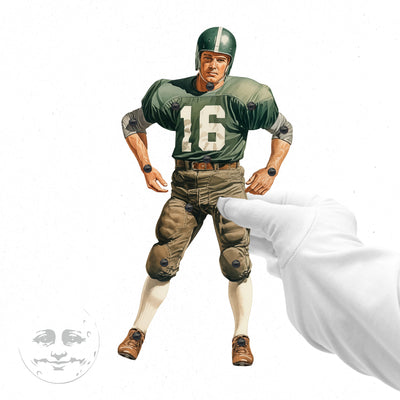 Offensive Guard Movable Paper Doll