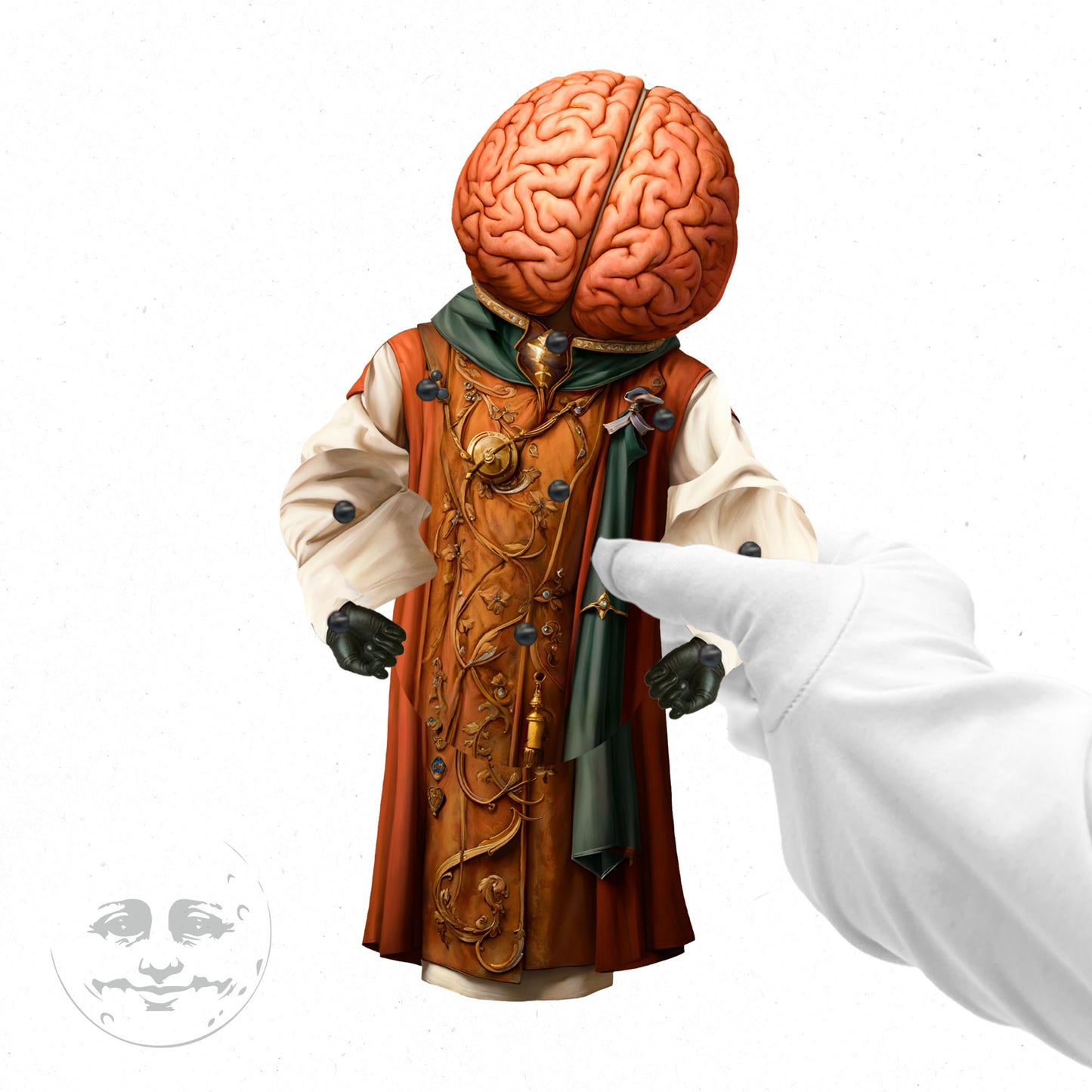 Articulated Dr. Brainz Paper Doll