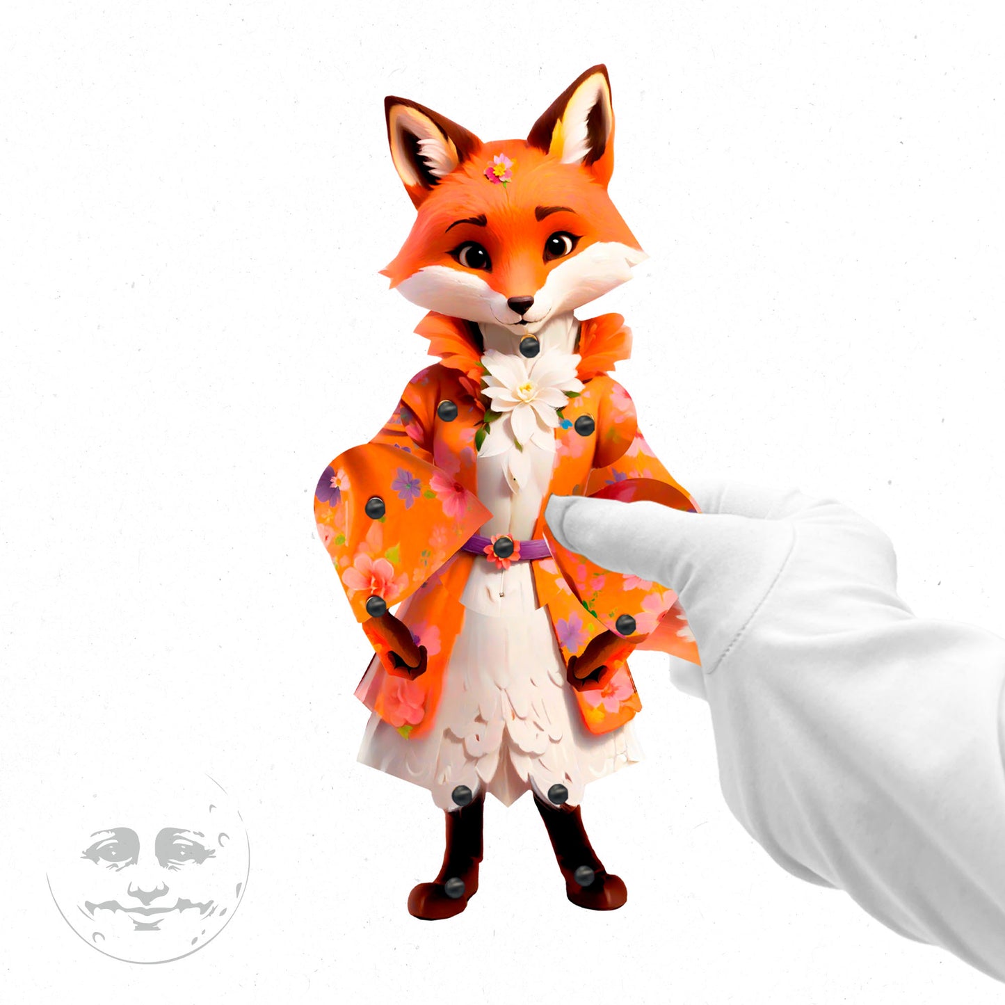 FOXY Movable Paper Doll