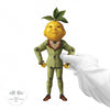 Bewegliche Papierpuppe „Citronello“