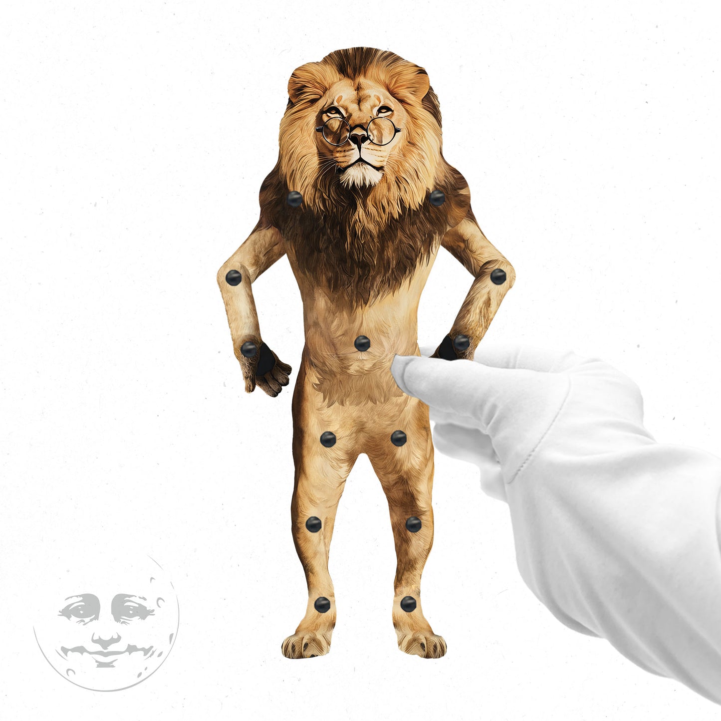 Lion Movable Paper Doll