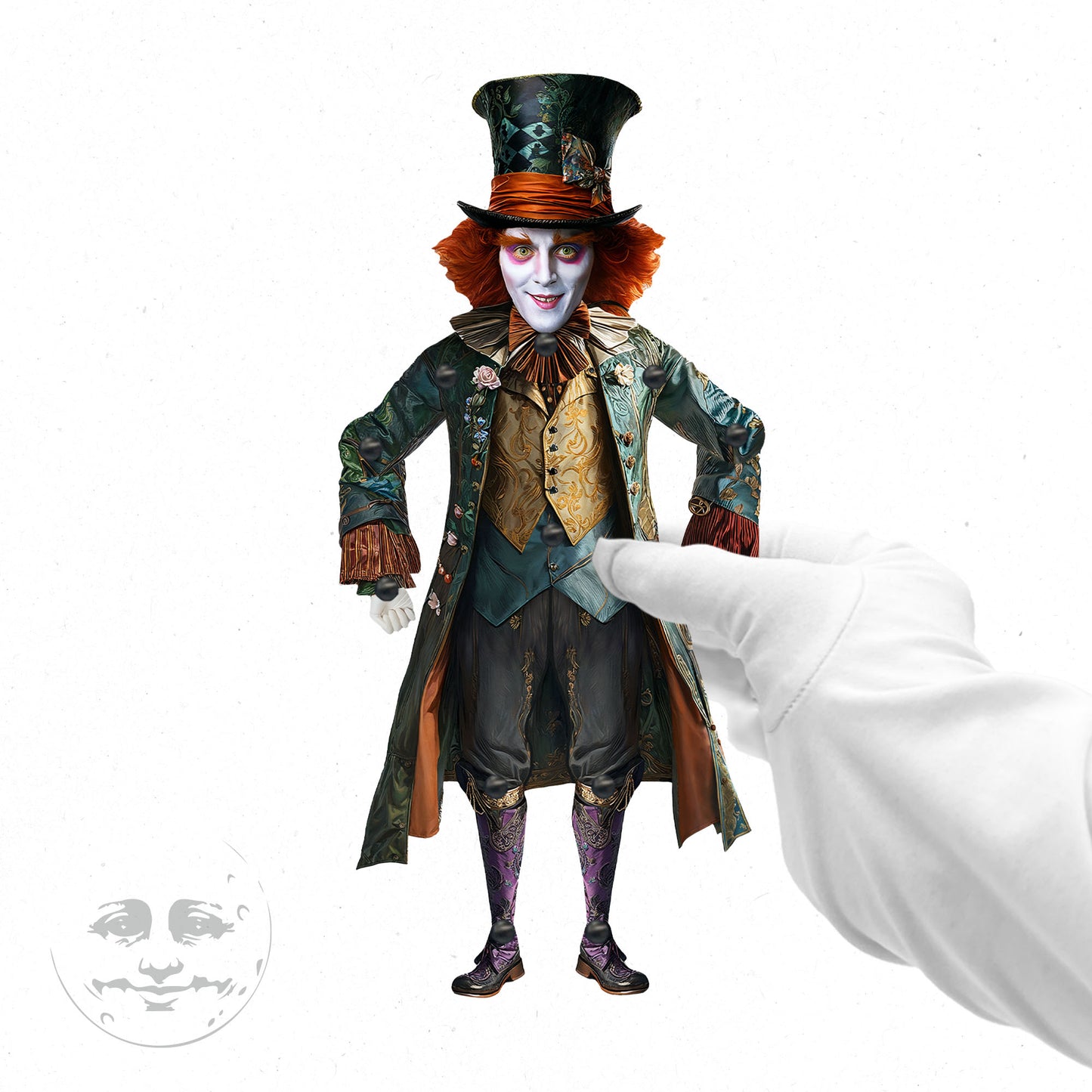 Mad Hatter Movable Paper Doll