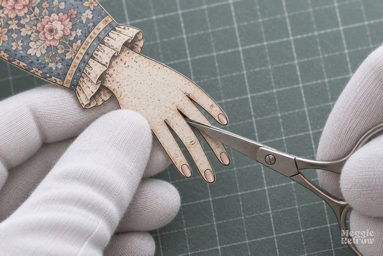 Scissors cutting an inner gap