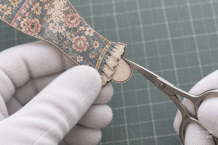 Nail scissors on a tight curve