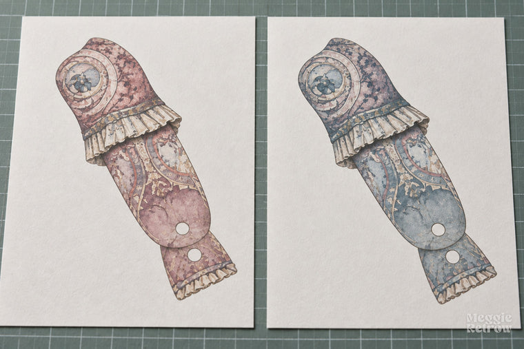 Two prints side by side
