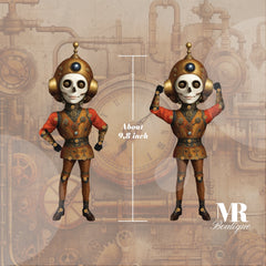 Mr. Gearspecter Steampunk Movable Paper Doll - Handmade DIY Art Toy, Perfect Unique Gift for Collectors and Vintage Enthusiasts