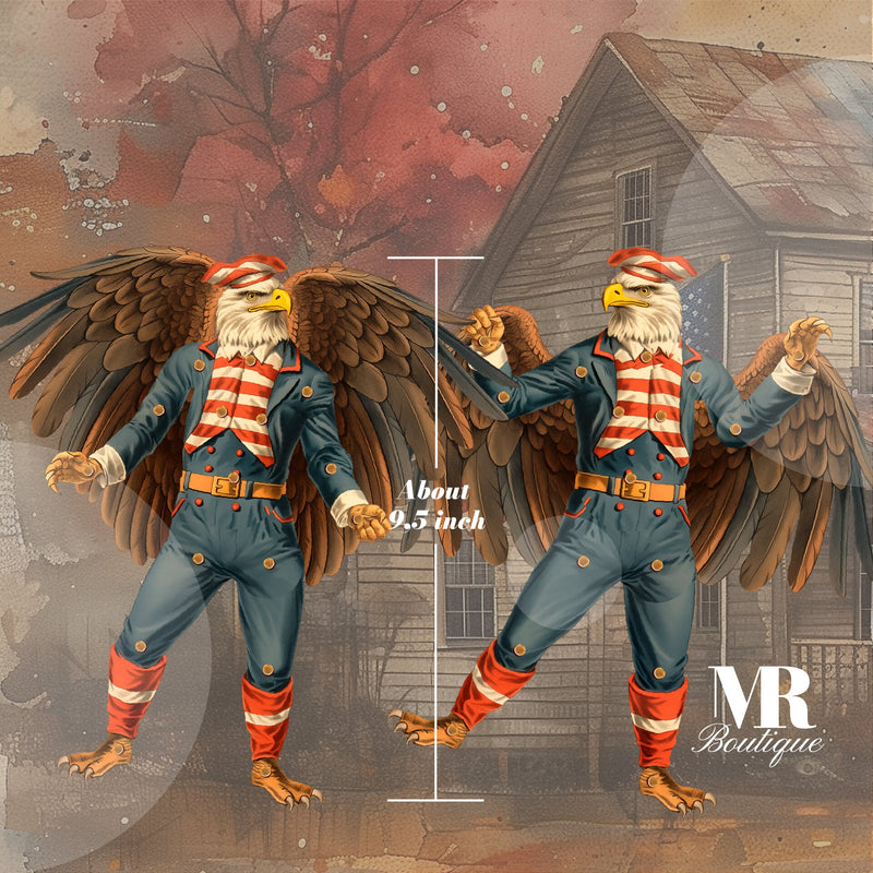 Patriot Talon Movable Paper Doll - Engaging DIY Art Toy, Perfect Unique Gift for Collectors and Americana Enthusiasts