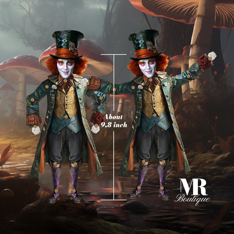 Mad Hatter Movable Paper Doll - DIY PDF Kit - Alice in Whimsyland Collection - Art Doll for Crafting and Collecting