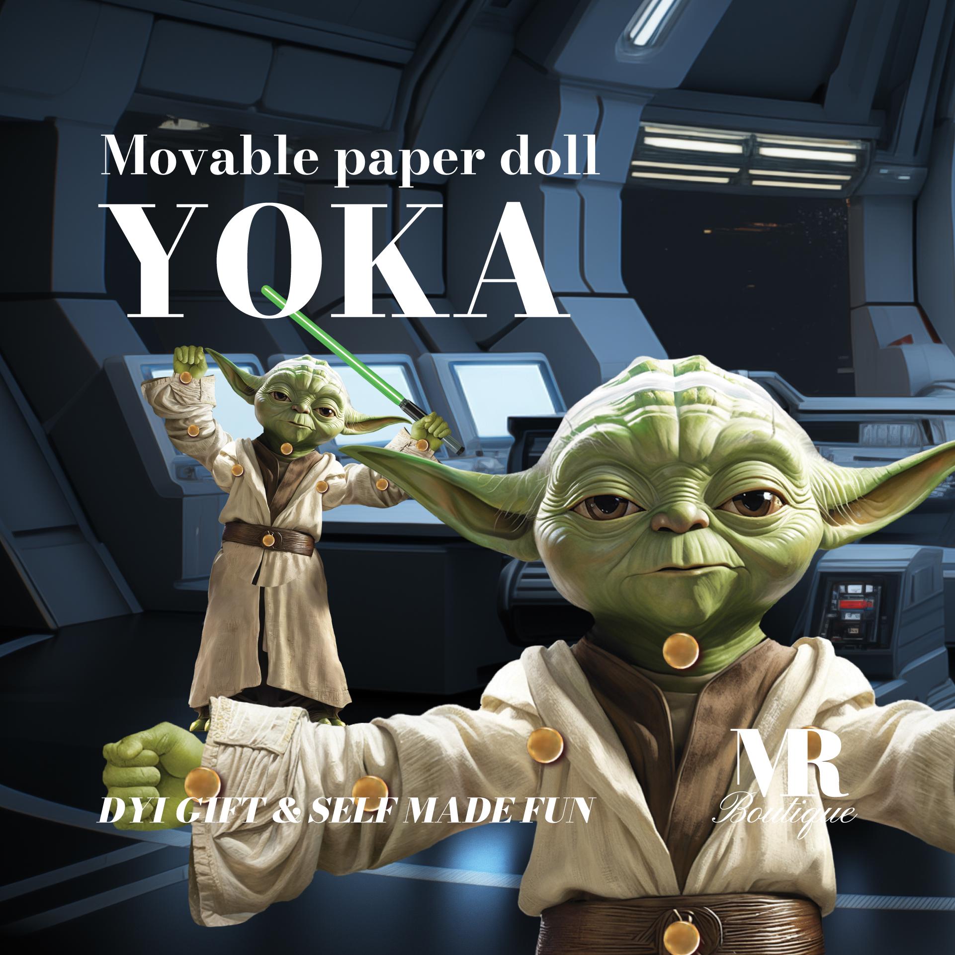 Yoka Movable Paper Doll – DIY Sci-Fi Master Craft for Creative Fun and Display – Unique Paper Art Gift