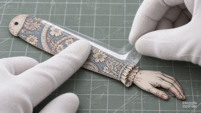 Tape smoothed over a piece